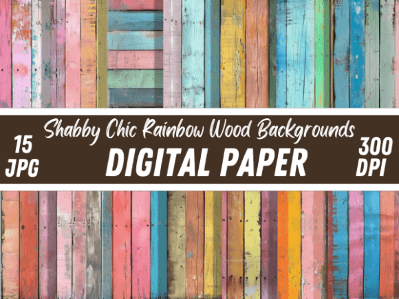 Download Retro Wooden Timber Grain Paper Patterns - Retro Collection
