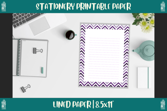 Download Bordered Stationery Printable Paper 27 - Red Collection