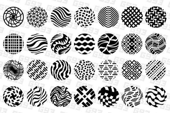 Download Circle Patterned Design Elements - Element Collection
