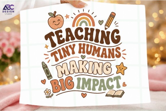 Download Retro Groovy Teacher Shirt Design, PNG - Retro Collection