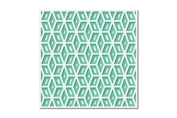 Download Layered Cutout Geometric Background Mat - Red Collection