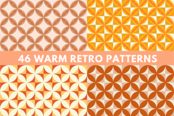 Download 46 Warm Retro Patterns - Retro Collection