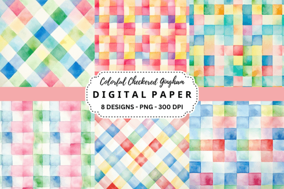 Download Colorful Checkered Gingham Background - Red Collection